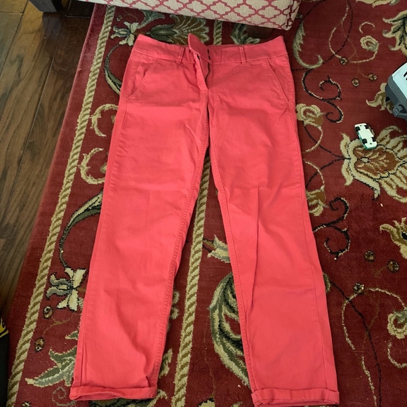 LOFT Pants - Loft ROLL CUFF GIRLFRIEND CHINOS